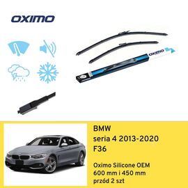 Wycieraczki przód do BMW seria 4 F36 (2013-2020) Oximo Silicone OEM 