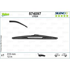 Wycieraczki VALEO Silencio Rear do Hyundai i30 1 FD hook wiper arm (2010-2011) 310 mm 