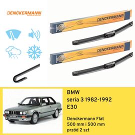 Wycieraczki przód do BMW seria 3 E30 (1982-1992) Denckermann Flat 