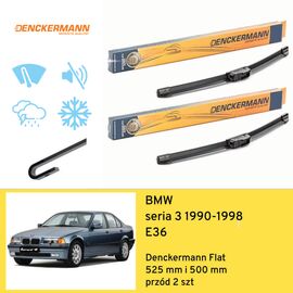 Wycieraczki przód do BMW seria 3 E36 (1990-1998) Denckermann Flat 