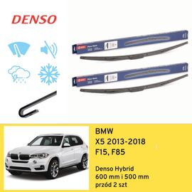 Wycieraczki przód do BMW X5 F15, F85 (2013-2018) Denso Hybrid 