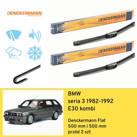Wycieraczki przód do BMW seria 3 E30 kombi (1982-1992) Denckermann Flat 