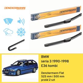 Wycieraczki przód do BMW seria 3 E36 kombi (1990-1998) Denckermann Flat 