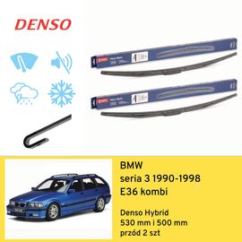 Wycieraczki przód do BMW seria 3 E36 kombi (1990-1998) Denso Hybrid 
