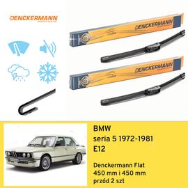 Wycieraczki przód do BMW seria 5 E12 (1972-1981) Denckermann Flat 