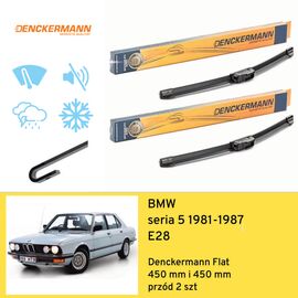 Wycieraczki przód do BMW seria 5 E28 (1981-1987) Denckermann Flat 