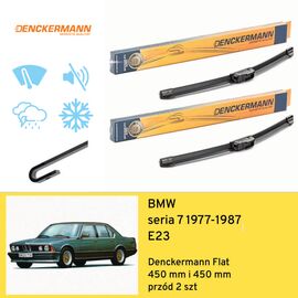Wycieraczki przód do BMW seria 7 E23 (1977-1987) Denckermann Flat 
