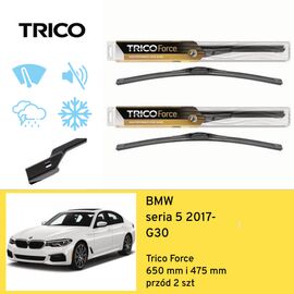 Wycieraczki przód do BMW seria 5 G30 (2017-) Trico Force 