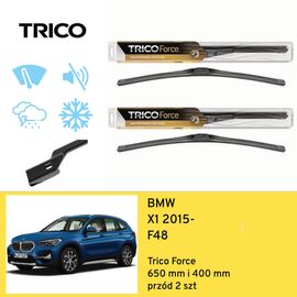 Wycieraczki przód do BMW X1 F48 (2015-) Trico Force 