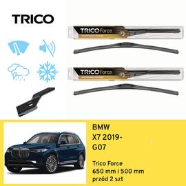 Wycieraczki przód do BMW X7 G07 (2019-) Trico Force 