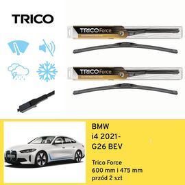 Wycieraczki przód do BMW i4 G26 BEV (2021-) Trico Force 