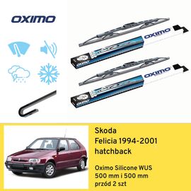 Wycieraczki OXIMO Silicone Edition WUS do Skoda Felicia 6U1 hatchback (1994-2001) 500 mm i 500 mm 