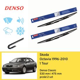 Wycieraczki przód do Skoda Octavia 1 Tour (1996-2010) Denso Classic 