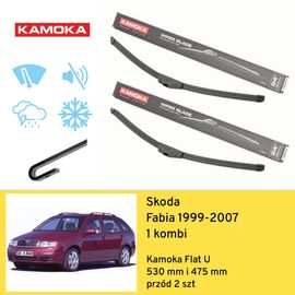 Wycieraczki przód do Skoda Fabia 1 kombi (1999-2007) Kamoka Flat U 