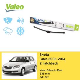 Wycieraczka na tył do Skoda Fabia 2 hatchback (2006-2014) Valeo Silencio Rear 