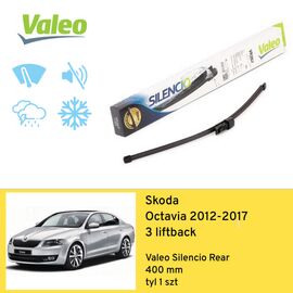 Wycieraczka na tył do Skoda Octavia 3 liftback (2012-2017) Valeo Silencio Rear 