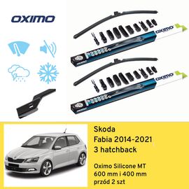 Wycieraczki przód do Skoda Fabia 3 hatchback (2014-2021) Oximo Silicone MT 