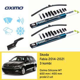 Wycieraczki OXIMO Silicone Edition MT do Skoda Fabia Combi 3 NJ5 wagon (2014-2021) 600 mm i 400 mm 