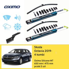 Wycieraczki przód do Skoda Octavia 4 kombi (2019-) Oximo Silicone MT 