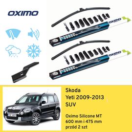 Wycieraczki przód do Skoda Yeti SUV (2009-2013) Oximo Silicone MT 