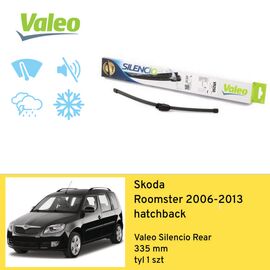 Wycieraczka na tył do Skoda Roomster hatchback (2006-2013) Valeo Silencio Rear 