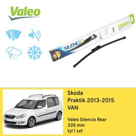 Wycieraczka na tył do Skoda Roomster hatchback (2013-2015) Valeo Silencio Rear 