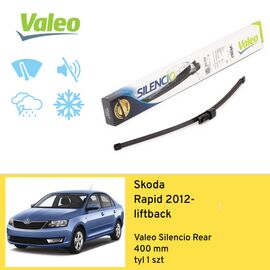 Wycieraczka na tył do Skoda Rapid liftback (2012-) Valeo Silencio Rear 