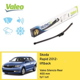Wycieraczka na tył do Skoda Rapid liftback (2012-) Valeo Silencio Rear 