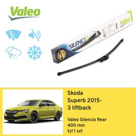 Wycieraczka na tył do Skoda Superb 3 liftback (2015-) Valeo Silencio Rear 